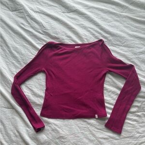 BDG Women's Berry Long Sleeve Top
